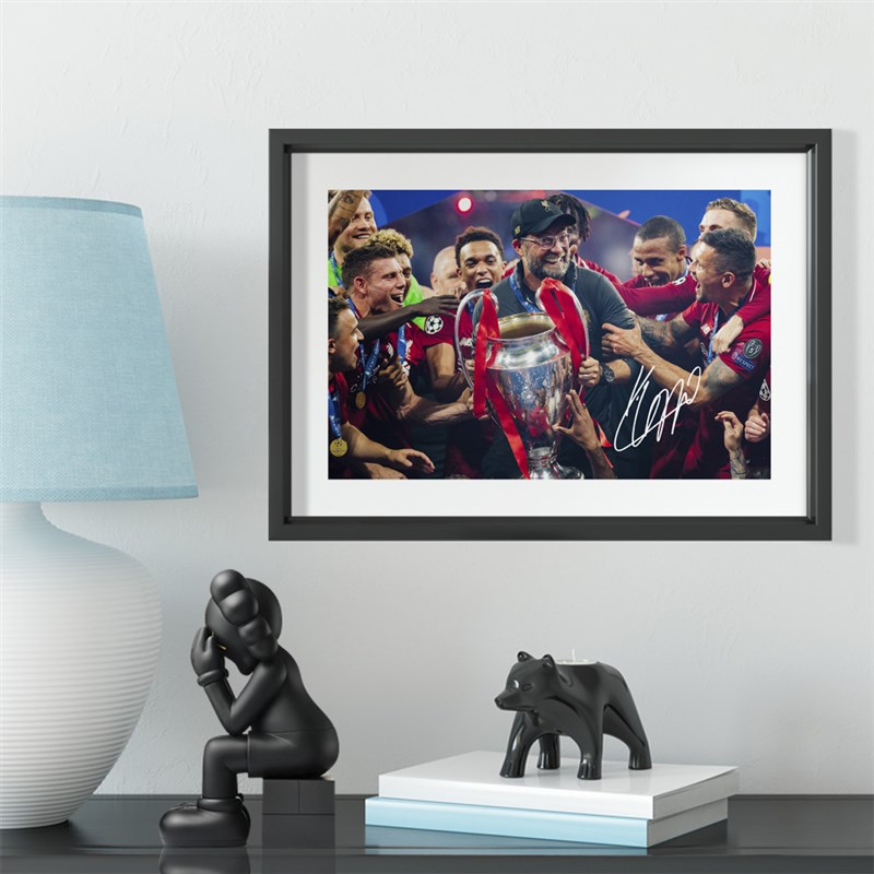 利物浦克洛普油画款实木装饰相框照片墙桌摆挂框摆件酒吧壁画