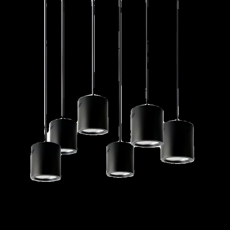 LED明装筒灯寸5寸寸寸圆柱形射灯COB免钻孔吸顶商场办公楼吊灯