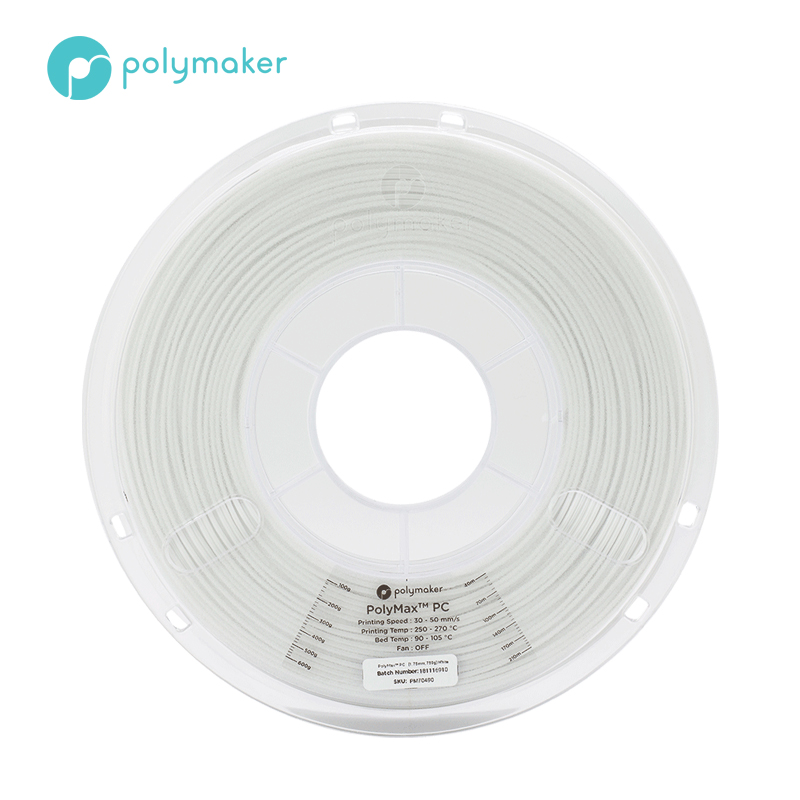 PolyMax 3D打印耗材PC耐高温高韧性易打印1.75mm和2.85mm 750g和3