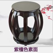 博音敦煌仿古复古筝古琴腰鼓圆实木凳单人大琴凳古筝装 饰