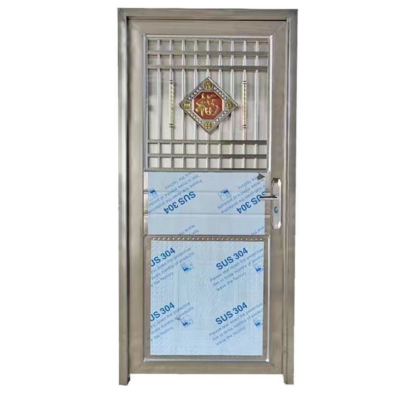 锈钢门单门阳台门平框门进户门出租房门杂物间门工程门定制