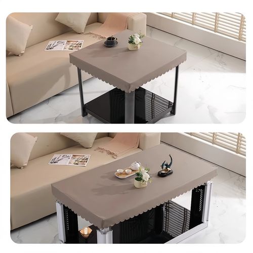 烤火桌子罩皮罩桌布防水防油烫电取暖桌茶几正方形长电炉桌面罩