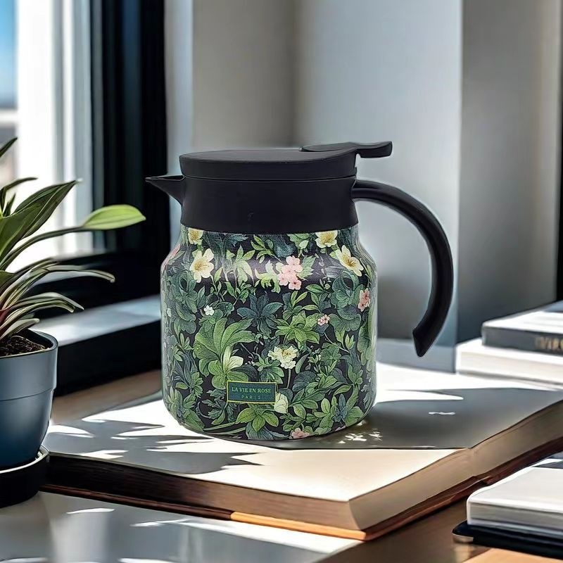 1000毫升保温壶316不锈钢焖茶壶家用闷泡茶水分离开水保暖瓶