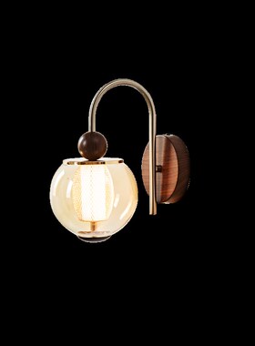 M法式intge中古卧室床头灯高级感复古客厅走廊过道护眼壁灯