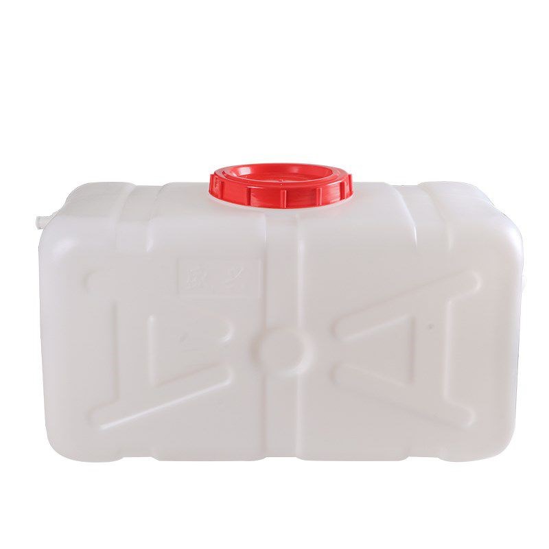 桶带塑料用家加式储级食品大水箱厚号形蓄水卧罐长方盖水水塔白