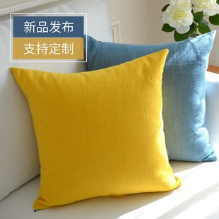 抱枕靠垫家用抱枕套现代简约沙发腰F枕靠枕加厚套子办公室腰靠订