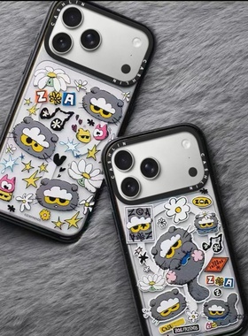 联名ZOA&FRIENDS权志龙苹果17Promax手机壳适用iPhone16ProMax防摔GD明星猫14plus保护套Magsafe磁吸15手机壳