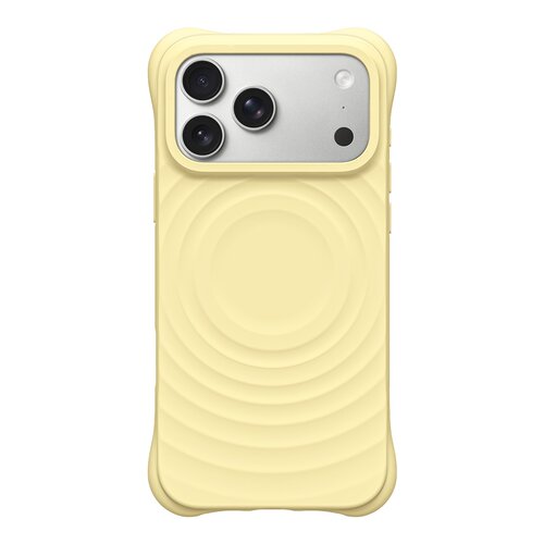 奶霜黄水波纹苹果18/17Promax手机壳适用于iPhone16Pro磁吸保护15/14p硅胶时尚冰莓蓝13防摔保护套华强北代购