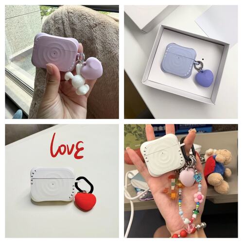 白色液态纯色硅胶耳机套AirPods Pro 3代保护套AirPods3纯色软硅胶无线蓝牙苹果AirPods四代防摔耳机壳潮