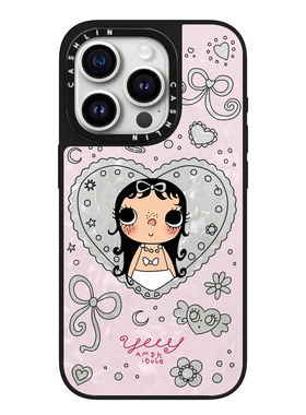 yuyu女孩系列17Pro适用iPhone苹果手机壳14promax/15/12呆萌保护壳16plus13promaxMagSafe磁吸