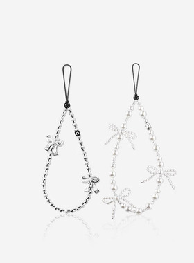 金属蝴蝶/雪花蝴蝶适用于iPhone全系列便携手机挂绳手机链华强北