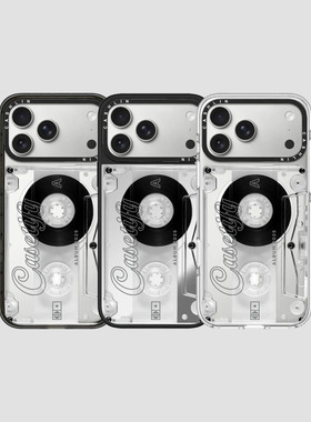 磁带时光适用iPhone苹果17pro手机壳16promax/15个性镜面14/13plus/12MagSafe磁吸壳华强北代购