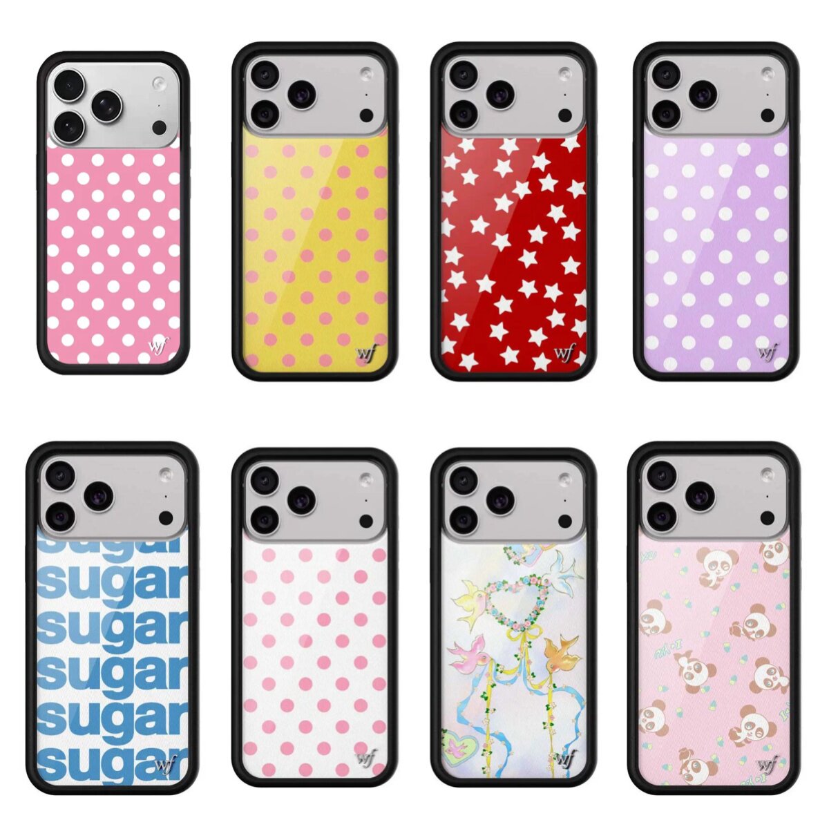 WF桃粉波点冰川蓝适用于苹果iPhone18/17/16ProMax可爱ins风格磁吸手机壳15pro防摔14/13promax保护套MagSafe