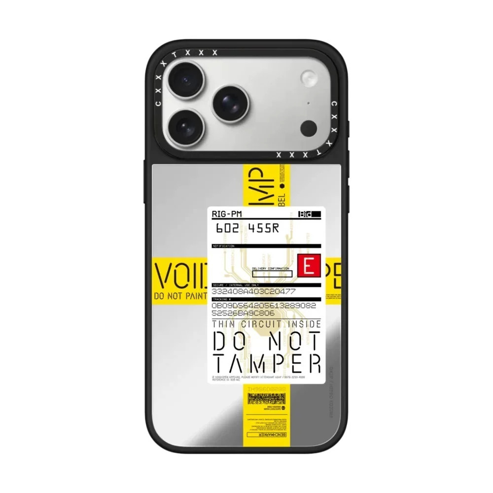 赛博保密封签适用于苹果iPhone18/17/ProMax小众高级艺术氛围感创意简冷调个性高级手机壳防摔保护套MagSafe