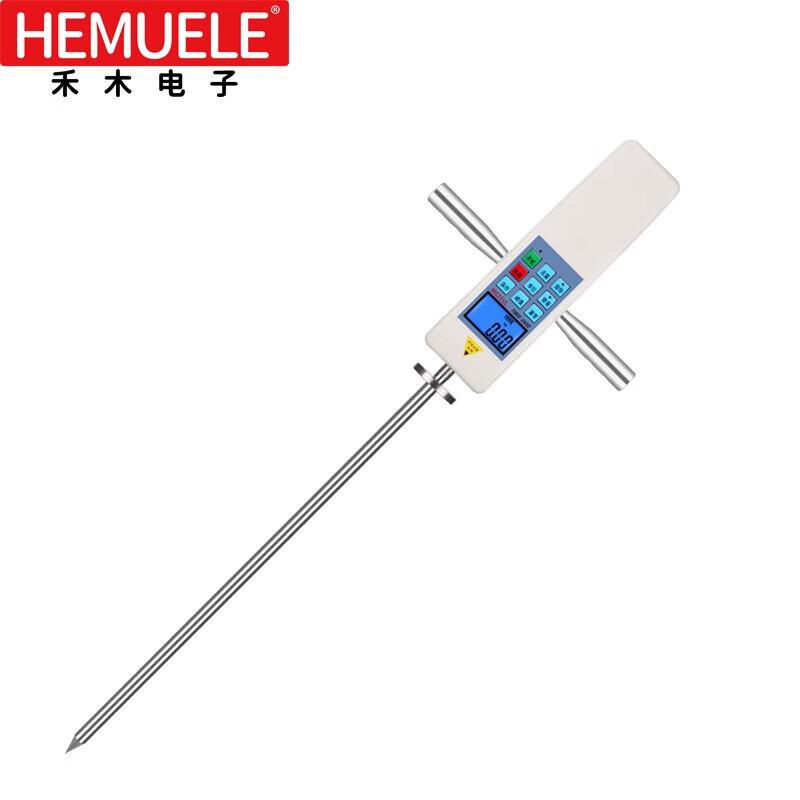 HEMUELE数显土壤硬度计HTR便携式农业土地泥土松软紧实度检测仪