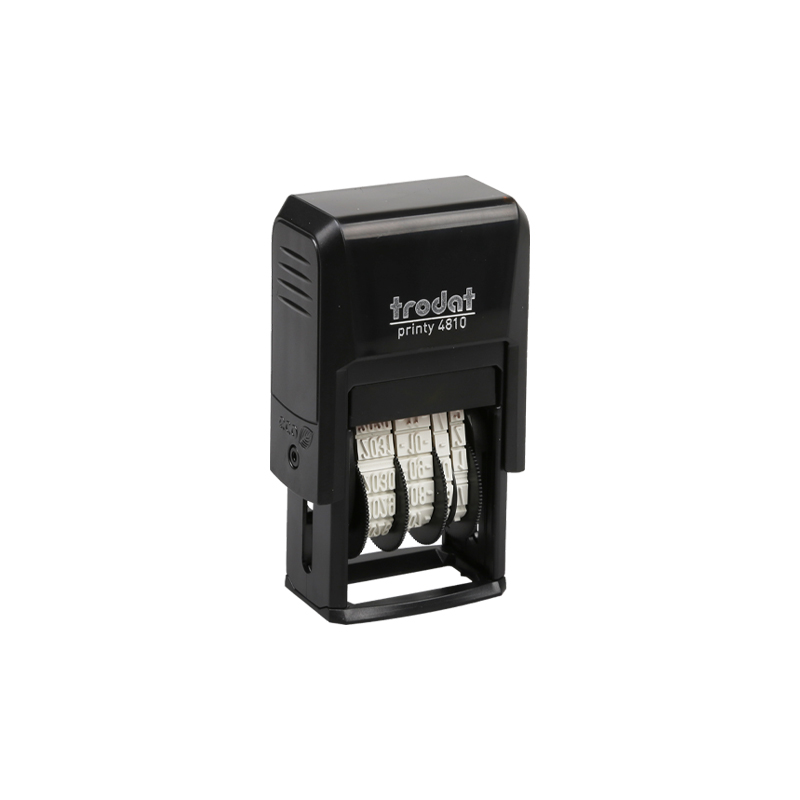 卓达Trodt回墨印章日期印章自带印台翻转印章调中英文历日期数字