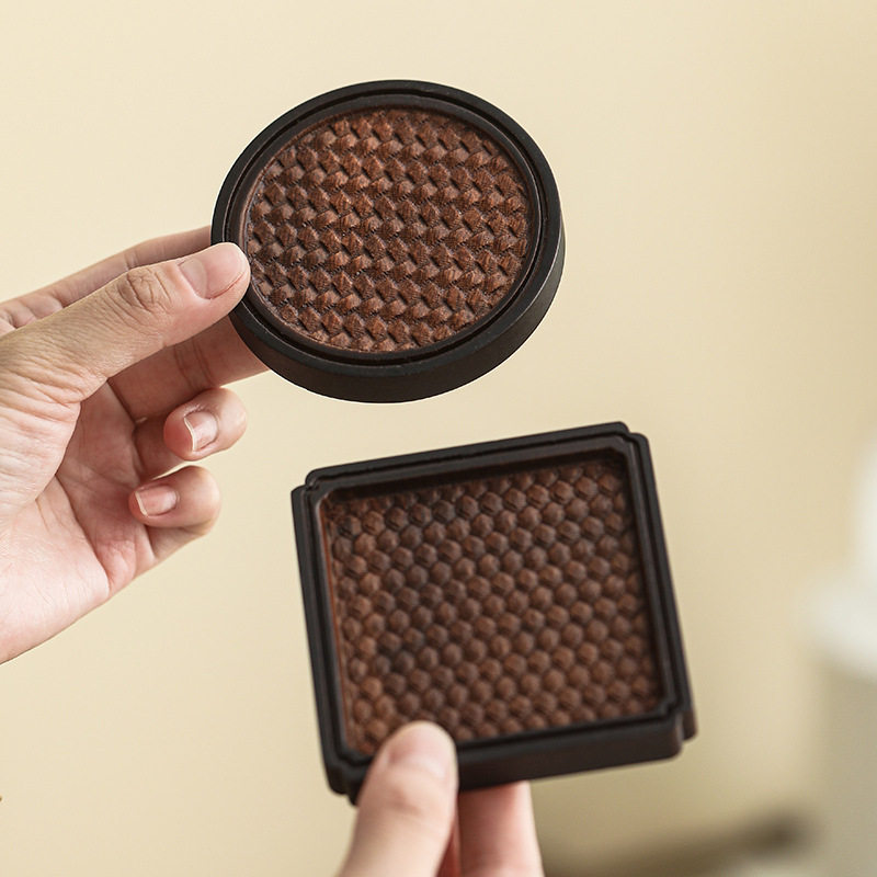 席纹功夫茶杯垫茶托隔热垫创意茶杯托新中式茶垫圆形竹制杯垫,餐饮具,茶道/零配,淘宝优惠券,粉丝福利购,淘宝优惠卷