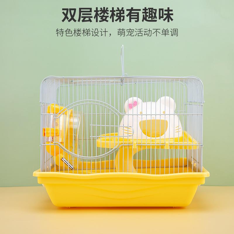 厂家仓鼠笼子仓鼠金丝熊双层豪华别墅笼猫头笼宠物用品
