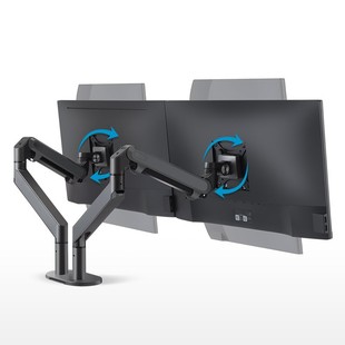埃普OZ显示器支架台式桌面支撑架家用办公屏拼接铝合金万向旋转升
