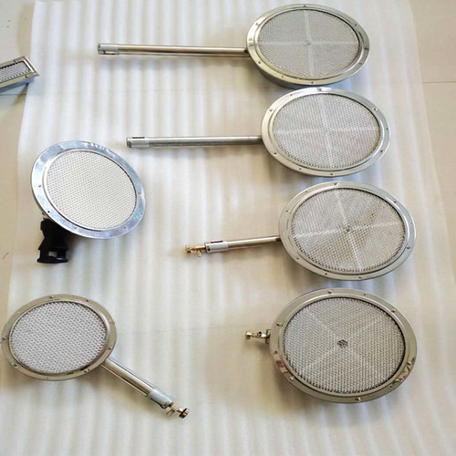 燃气烤鸭炉无烟火排圆形节能无明火远红外烧饼加长燃烧器