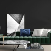 修办公舞蹈室D 纯素哑光面黑色自粘墙壁纸加厚店铺装 22新款 欧式