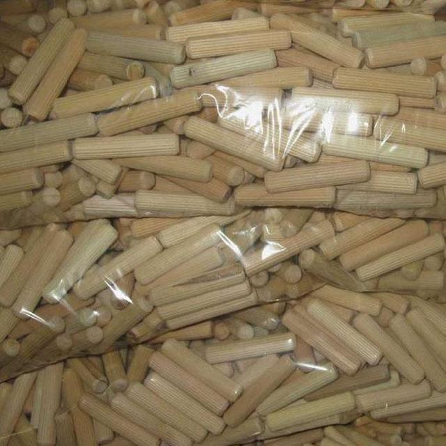 国标 10*100mm圆木榫 斜纹 木塞木棒木钉木肖家具门板楼梯连接件
