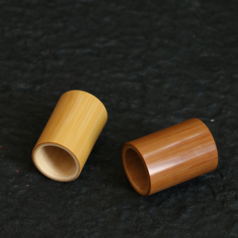 老玉竹制实木功夫茶道茶具竹盖置紫砂壶盖置放零竹迹工艺品