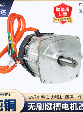 直流无刷电机24v48v850w1500w船用履带车电动叉车农用设备改装