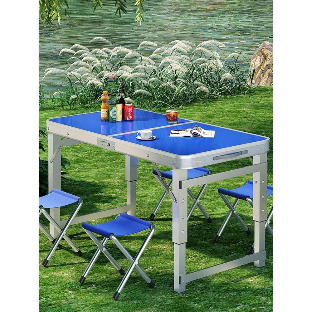折叠桌户外夜市摆摊地推便携式折叠桌子简易家用小桌子折叠餐桌椅