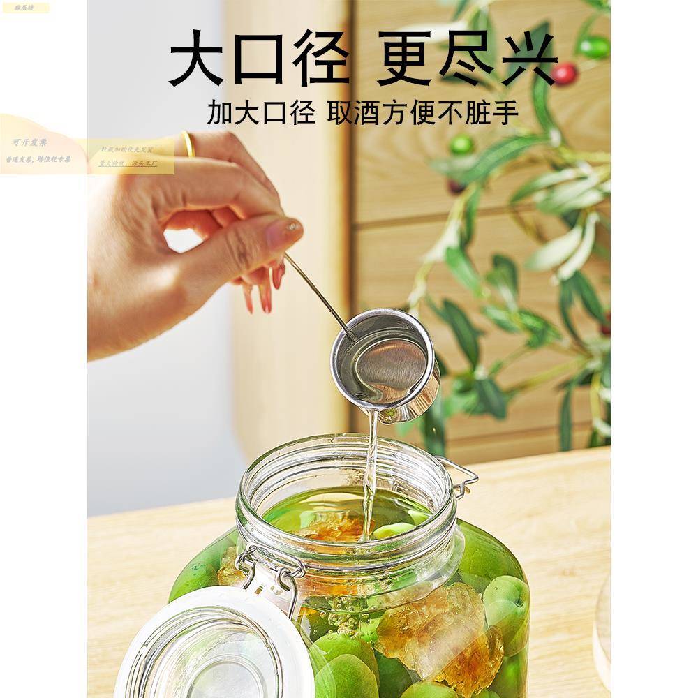 封泡酒酒玻璃瓶专用瓶坛青梅杨DF253977梅罐瓶子酿果酒容器食品级