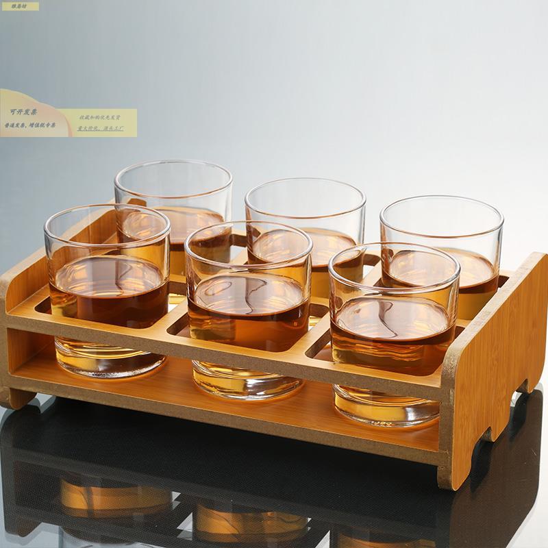 诚六角杯玻璃杯子茶家用无盖水水杯牛奶杯冷水73085凉透*明杯套装