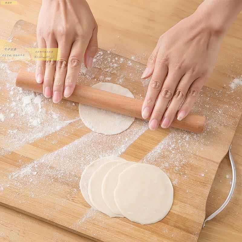 擀面杖家用大号包饺子赶棍长擀面杖实木木60榉cm面25cm加长加粗漆