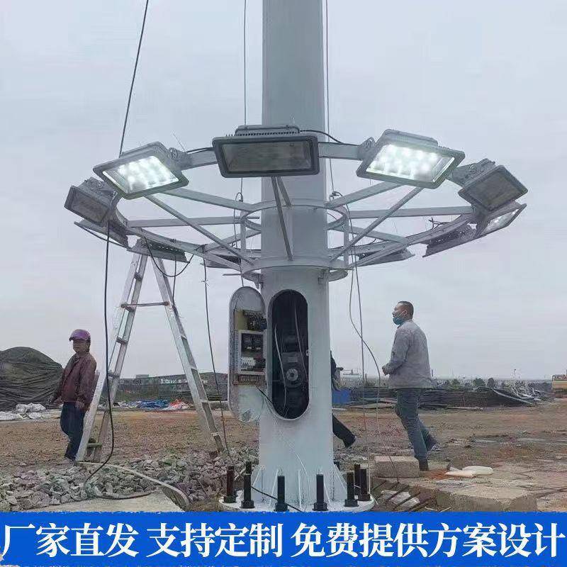 双头高杆灯8米12米15米18米足球广场体育操场中杆灯球场LED投光灯