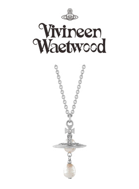 立体土星水滴珍珠项链轻奢高级感