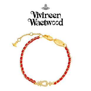 Vivireer Waetwssd西太后土星马蹄扣红绳手链女生马年本命年手绳