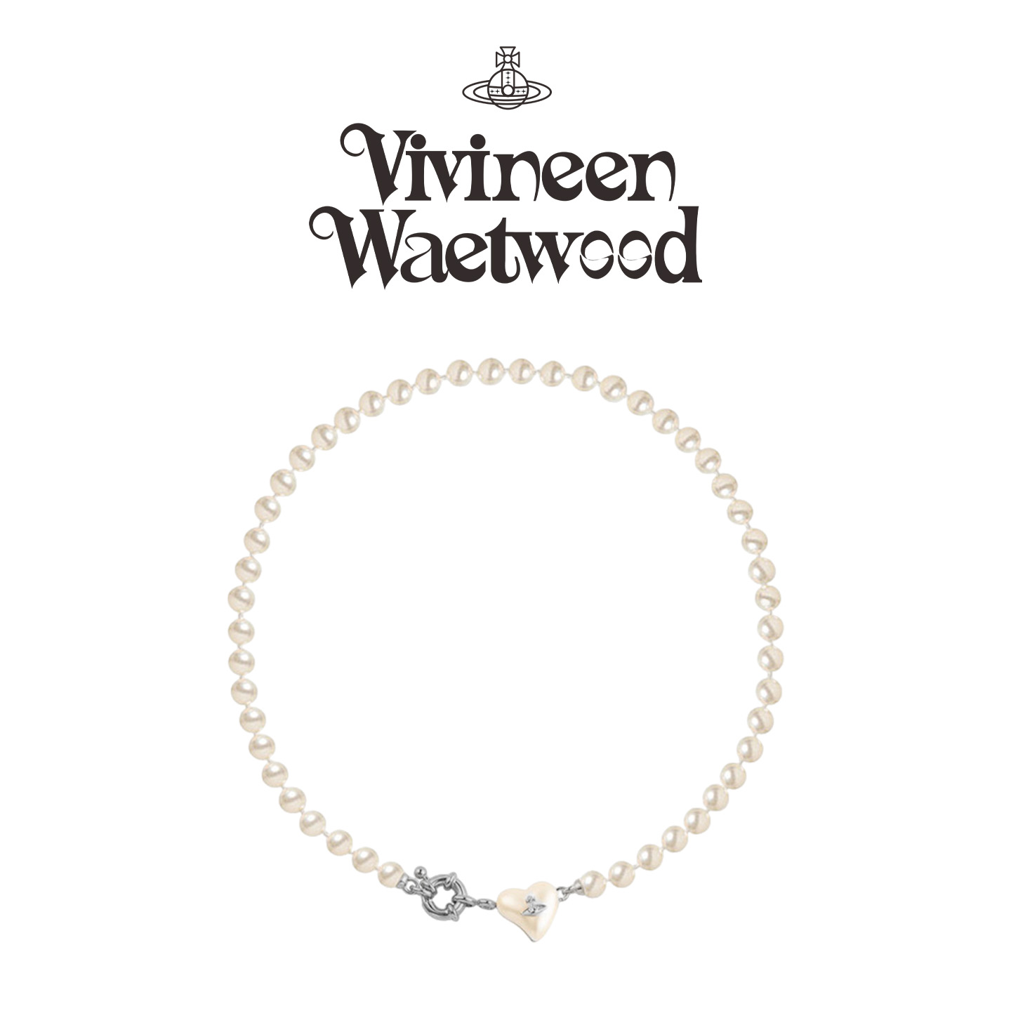 土星爱心珍珠项链女叠戴高级感