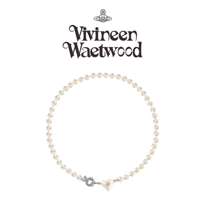 土星爱心珍珠项链女叠戴高级感