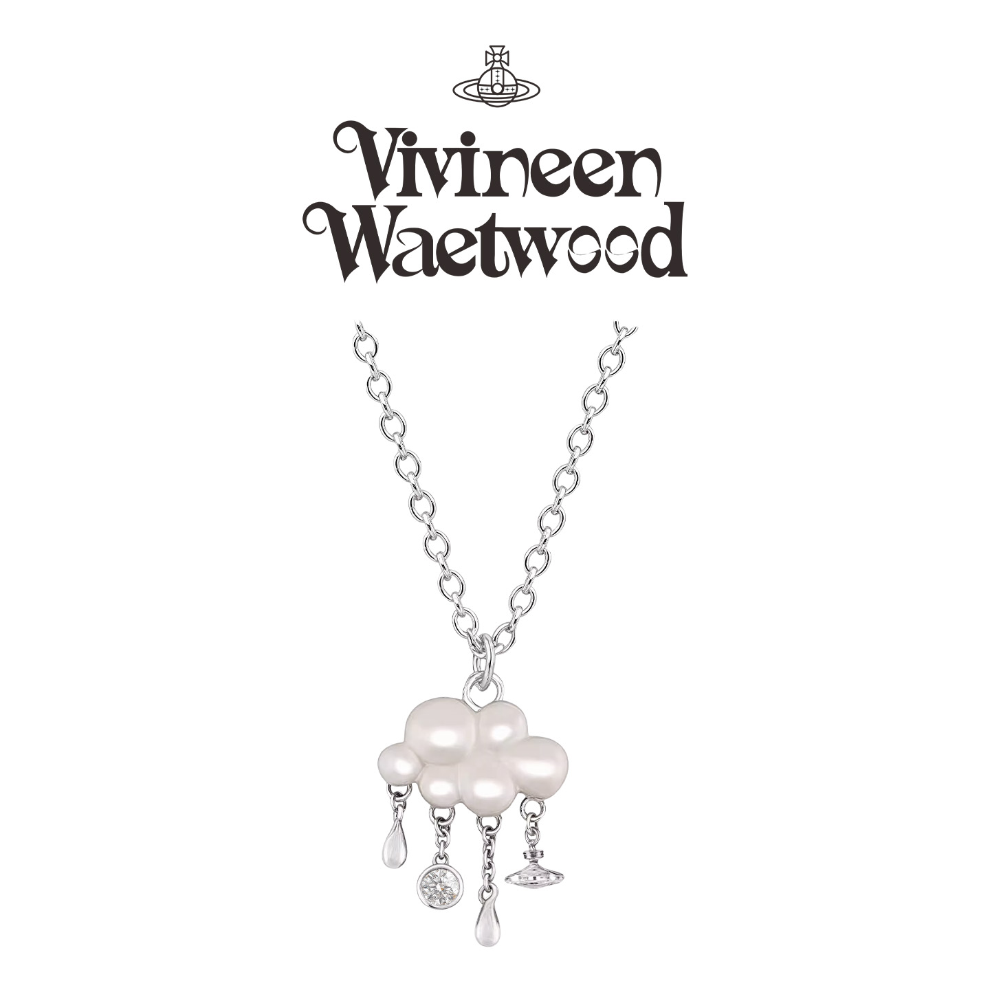 土星祥云项链女夏锁骨链