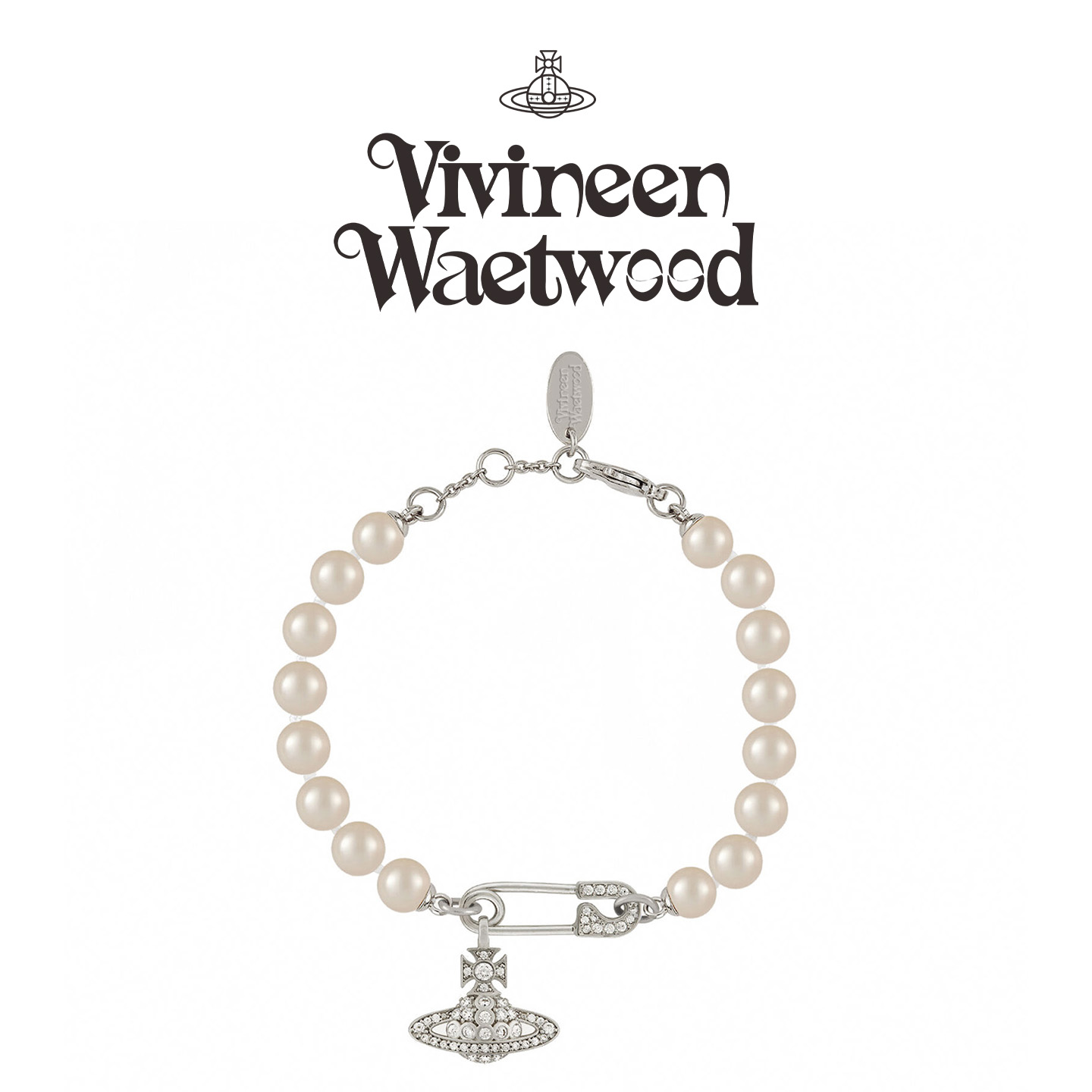 土星别针珍珠手链轻奢小众高级感