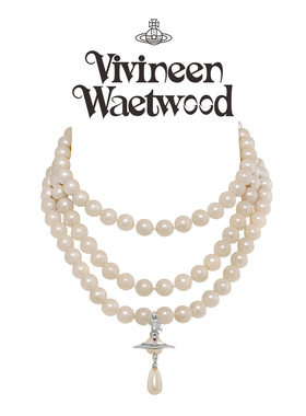 土星三层叠戴立体珍珠项链女轻奢