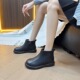 2025新款 软底防滑圆头保暖复古超软妈妈短靴棉靴单靴雪地靴 冬季