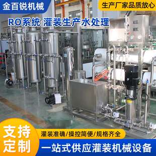 灌装线预处理RO纯水设备纯水生产设备中小型反渗透水处理设备瓶装