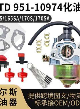 FOR MTD 951-10974化油器 Stens 520-862 165SA 170SA 扫雪机carb