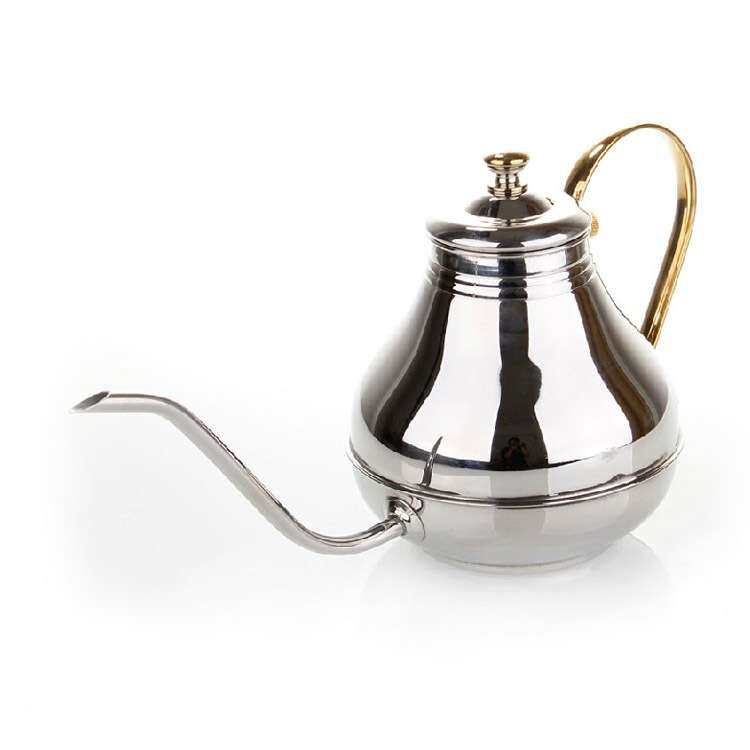 YAMI 1810不锈钢细口壶 宫廷壶 手冲咖啡壶 细嘴滤泡壶银色1200ml,电子元器件市场,其它元器件,淘宝优惠券,粉丝福利购,淘宝优惠卷