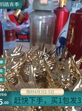 十二生肖龙头摆件可室内装饰摆件可用储存酒瓶上的瓶盖摆件