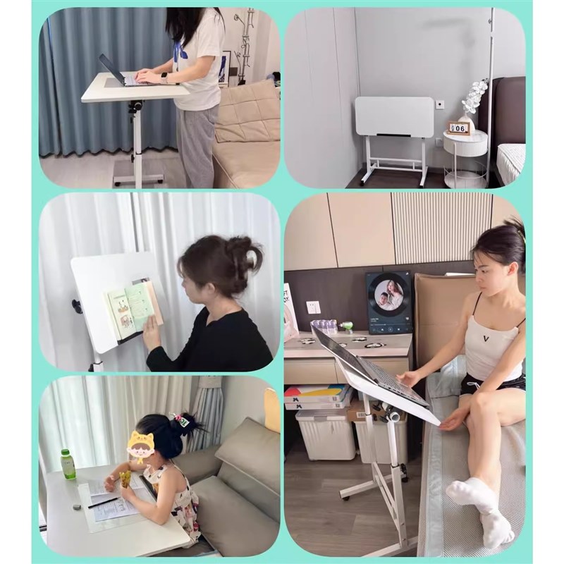 可折叠学习桌小桌子懒人宿舍笔记本电脑桌沙发边几女生可移动床边