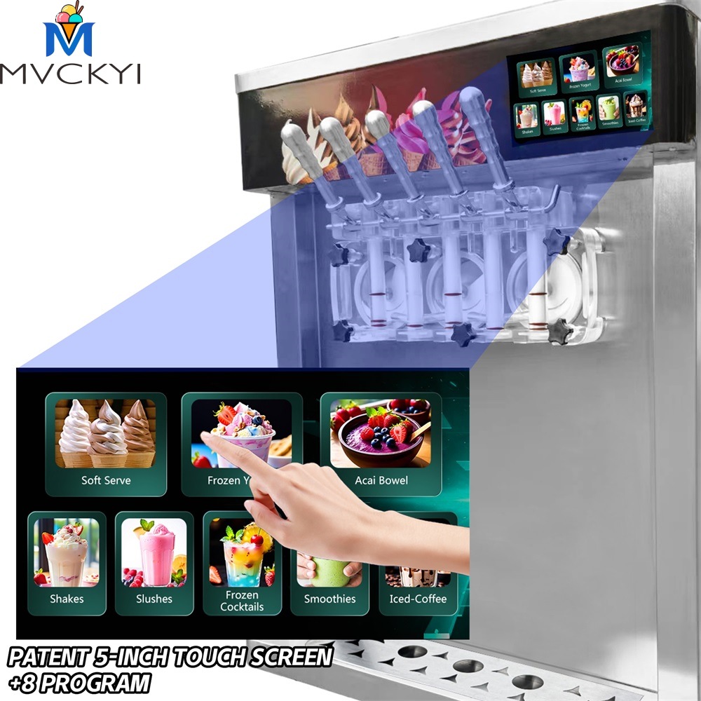 Slushie making machine ice cream ma chine 冰激凌机源头厂家