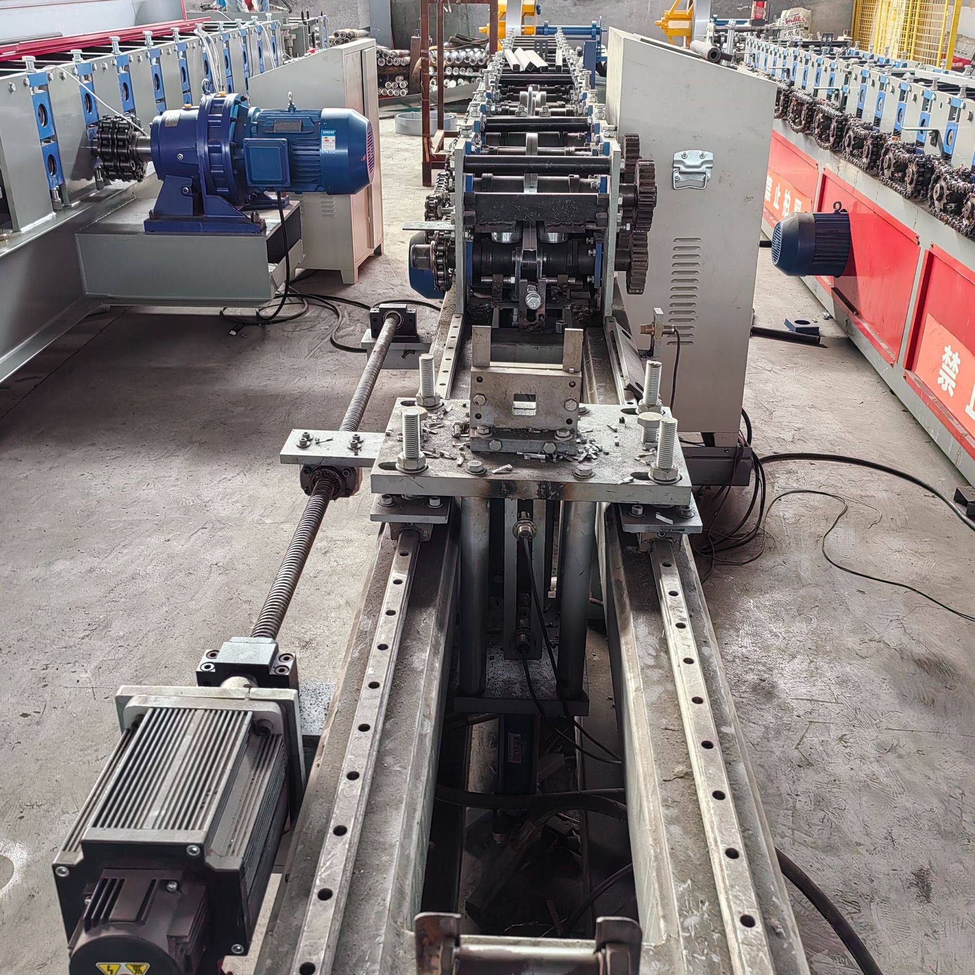 工厂加工自动圆管方管机全自动镀锌方管成型机数控机设备