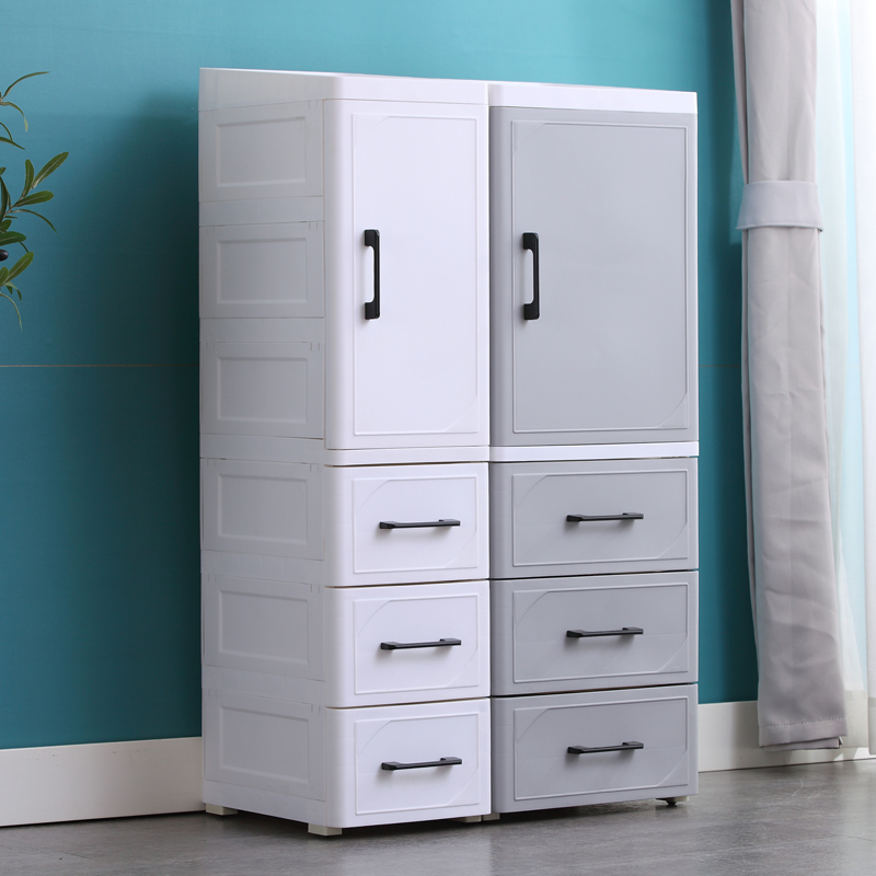 25/35cm夹缝收纳柜抽屉式塑料厨房储物柜卫生间缝隙整理柜床头柜