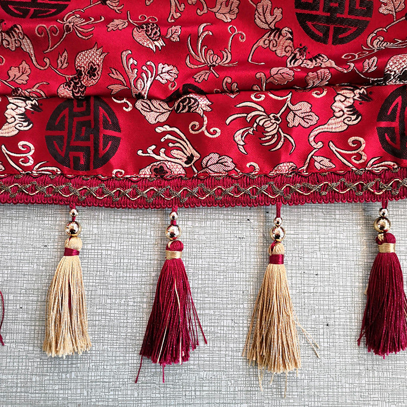 中式桌布红木茶几台布仿古典家具茶台电视柜餐桌布圆形茶桌布定做